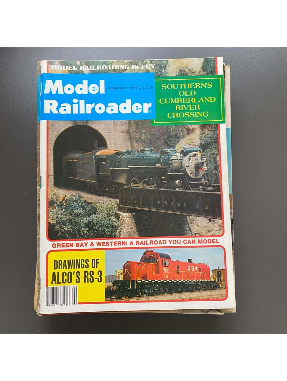 Model Railroader February 1978 Vintage History Magazine